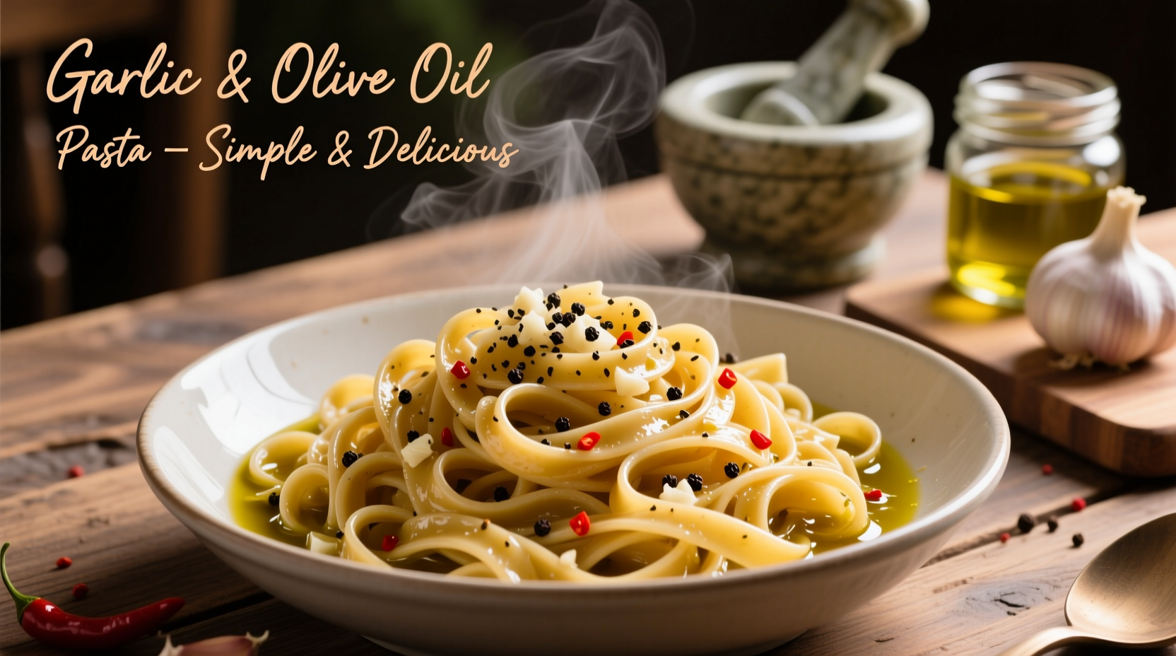 garlic and olive oil pasta recipe