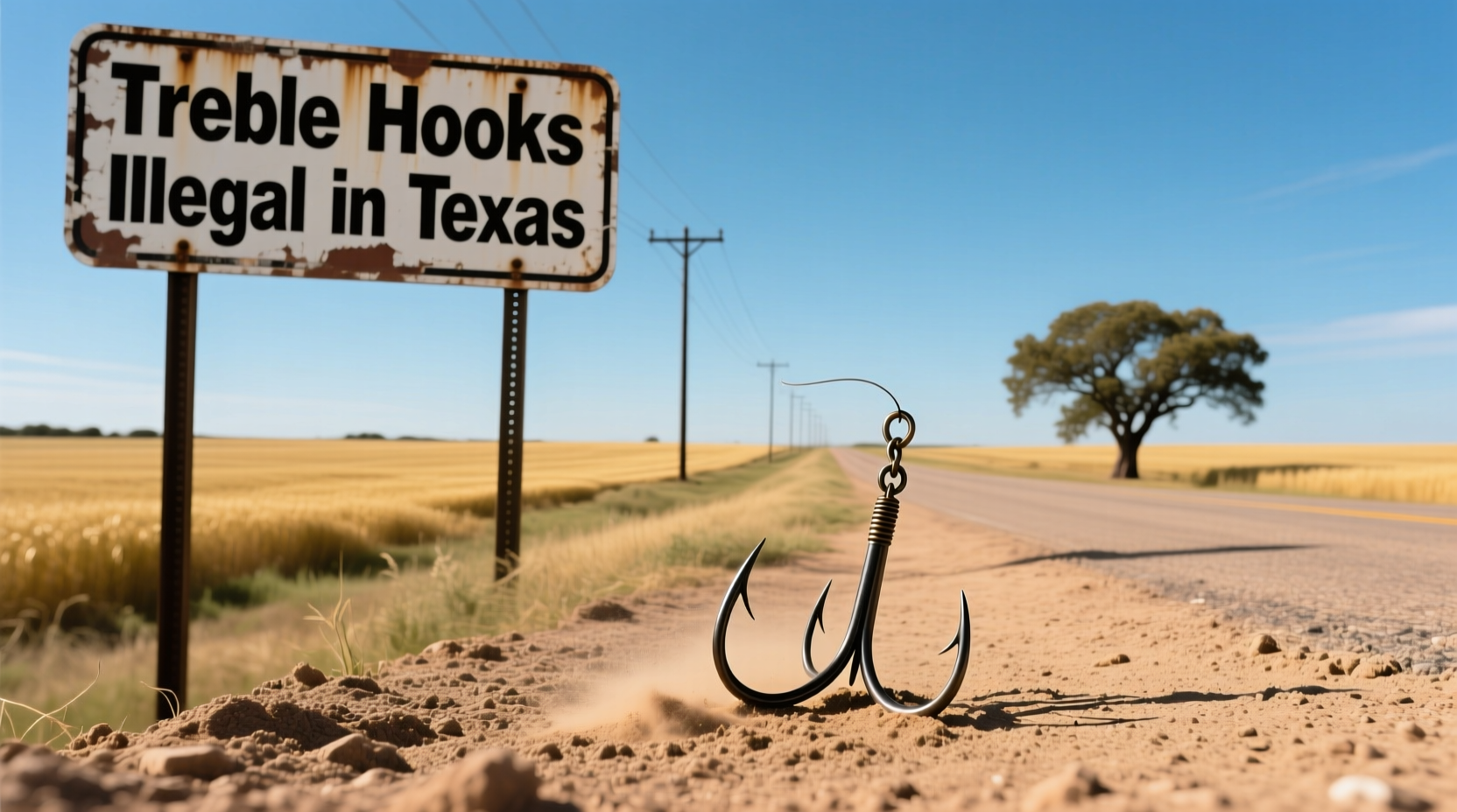 treble hooks in texas are they really illegal