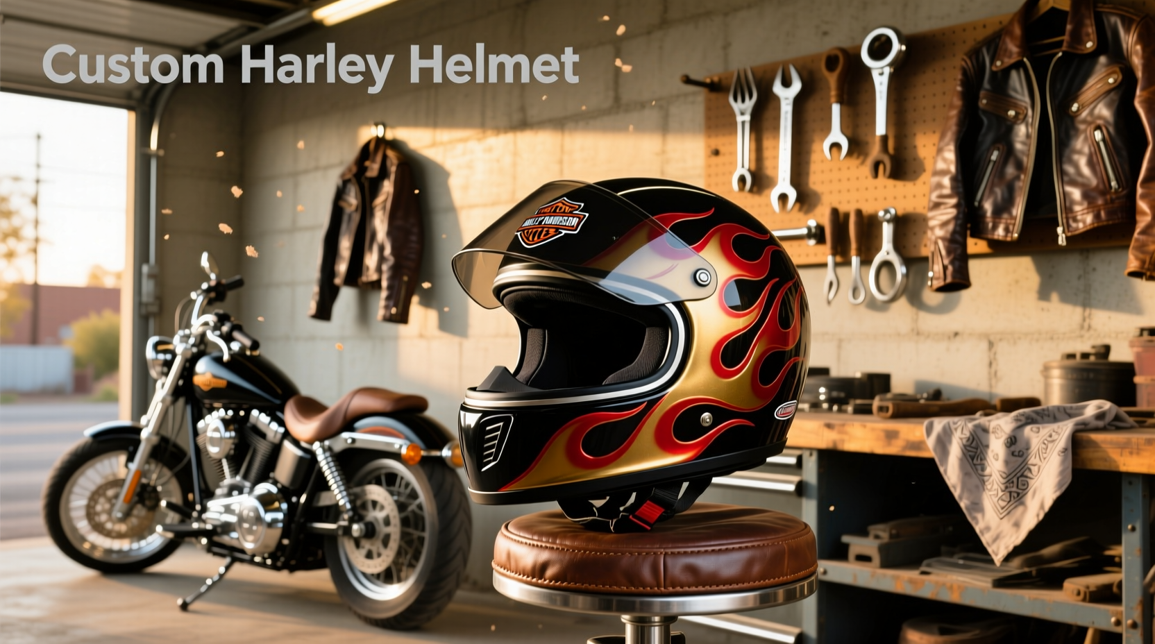 How to Choose a Custom Harley Helmet: Fit, Style & Safety Tips