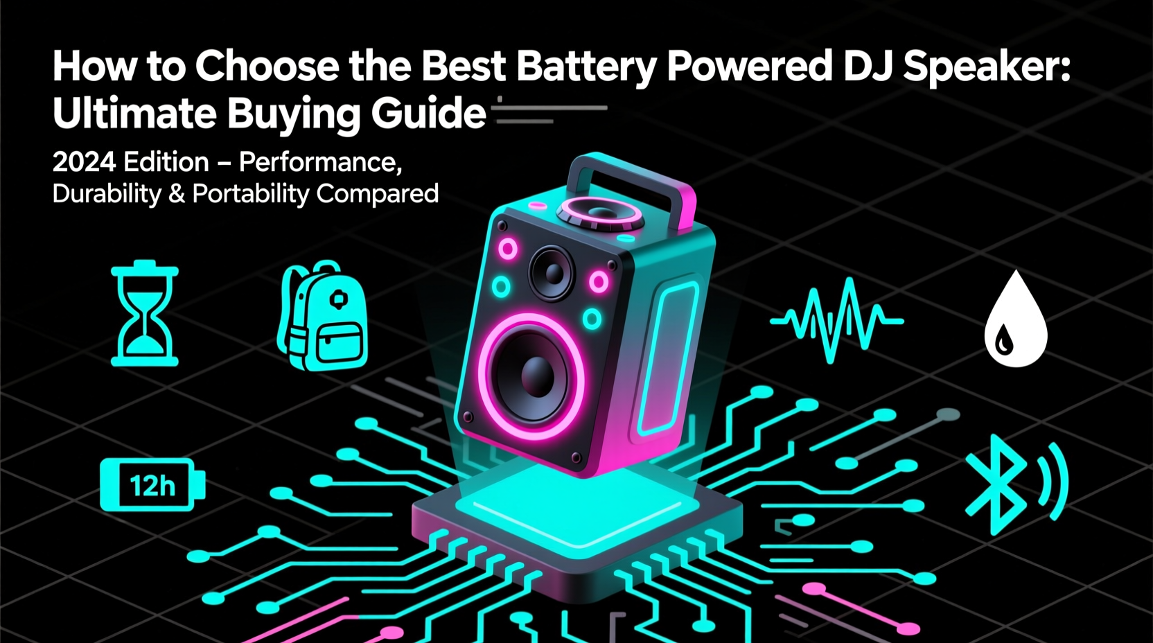 battery powered dj speaker