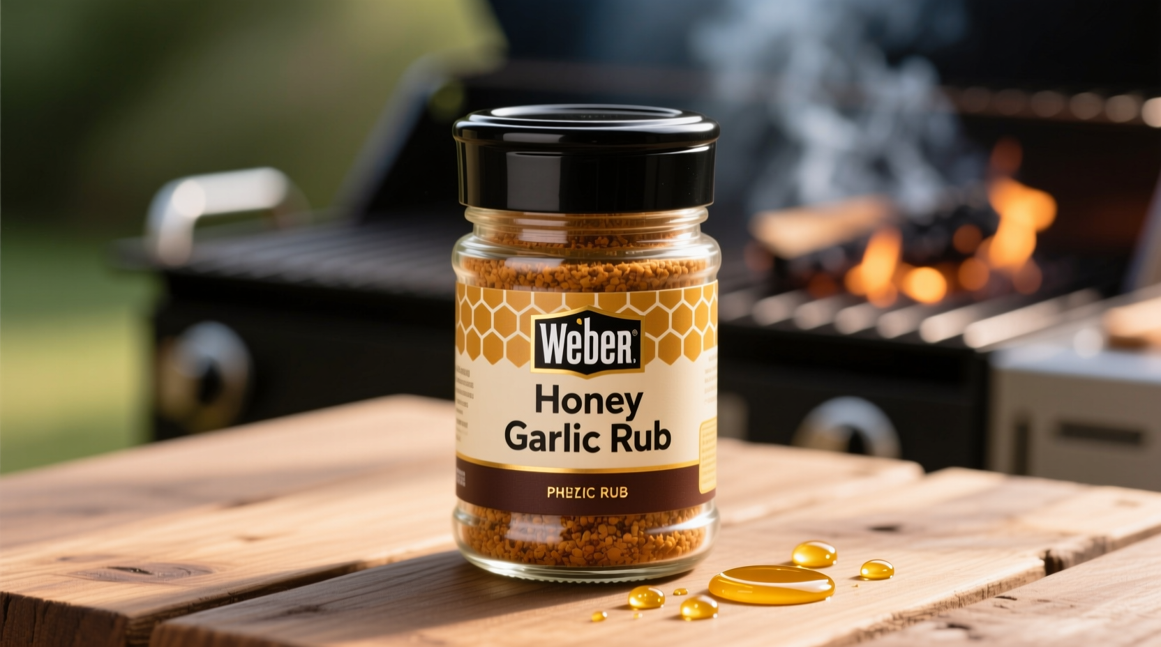weber honey garlic rub