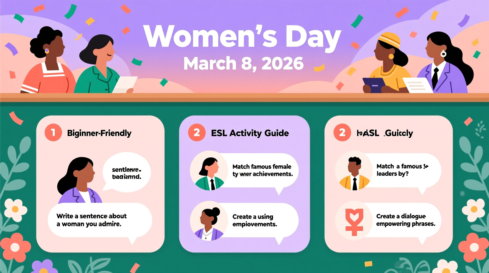 international womens day esl