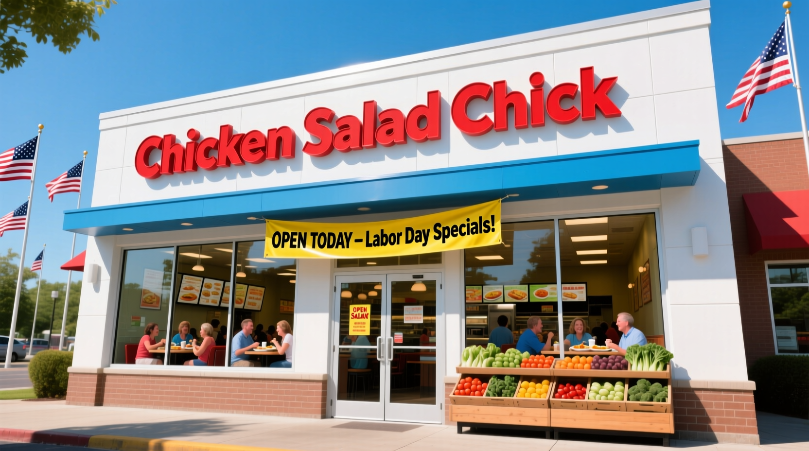 is chicken salad chick open on labor day