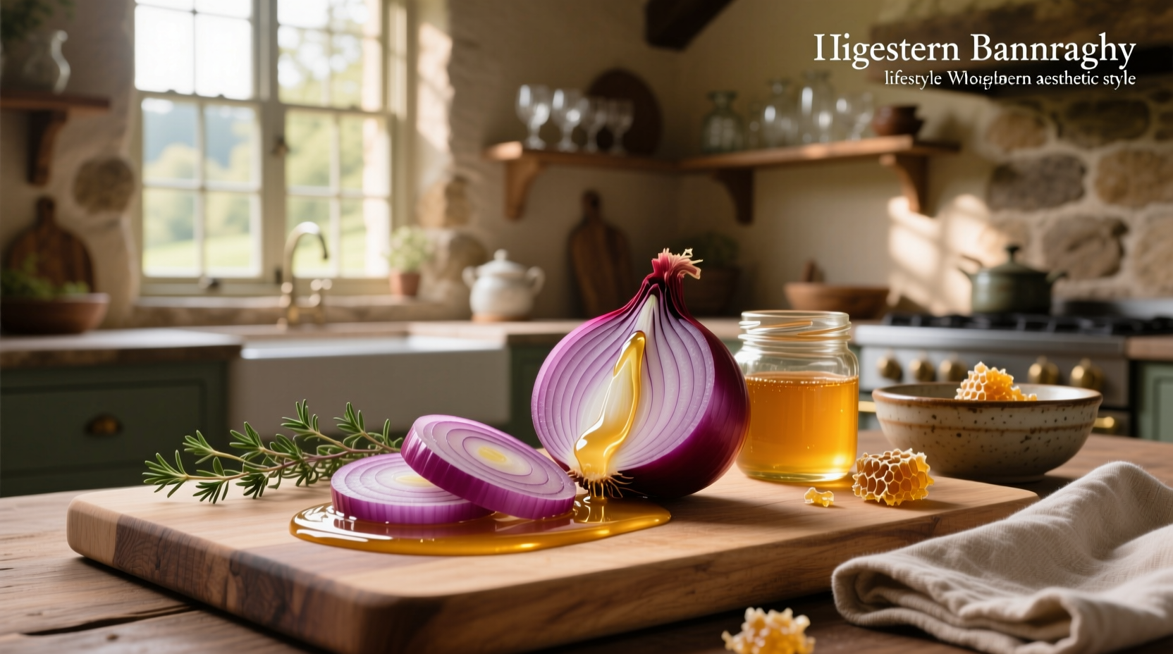 red onion with honey remedy