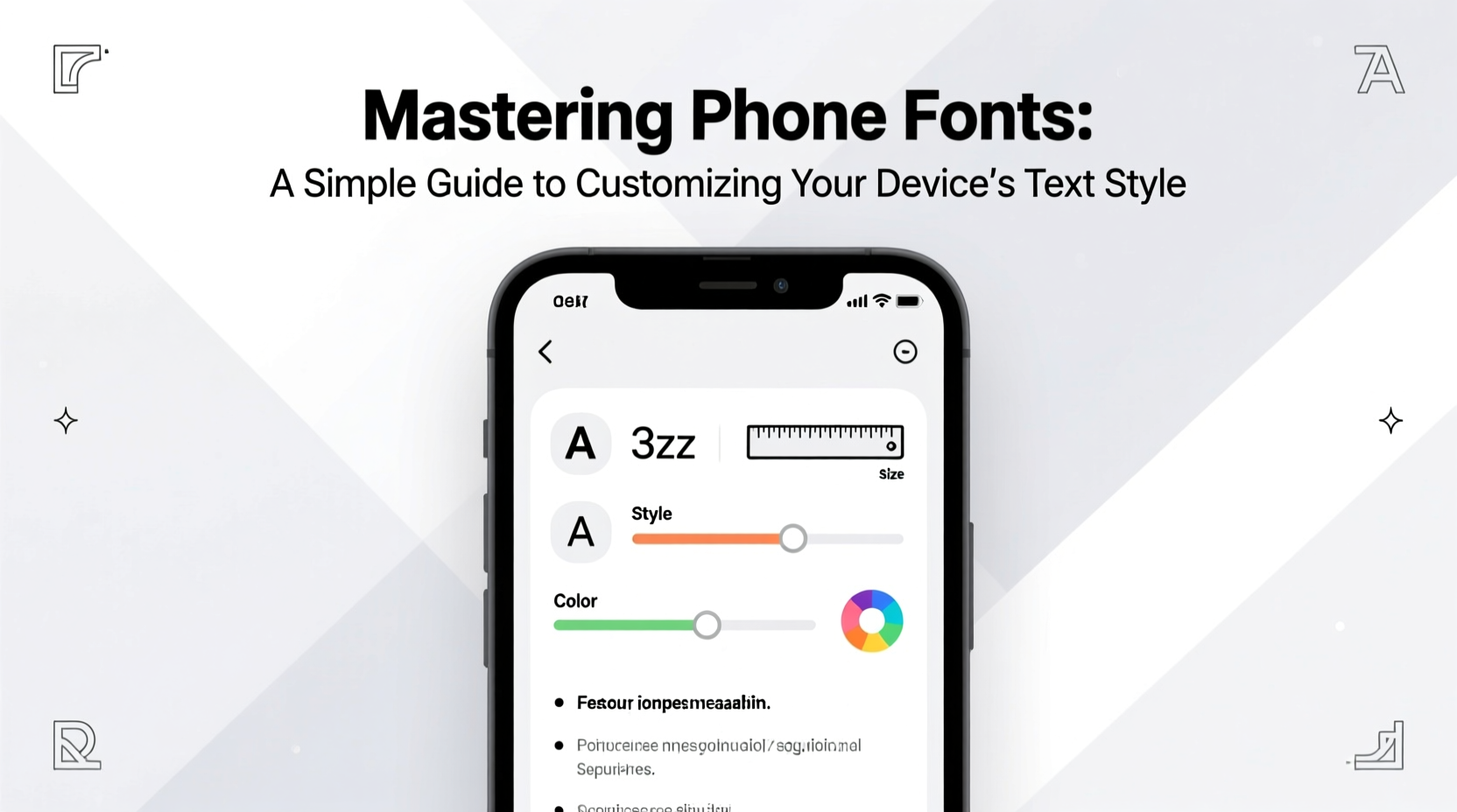 mastering phone fonts a simple guide to customizing your devices text style