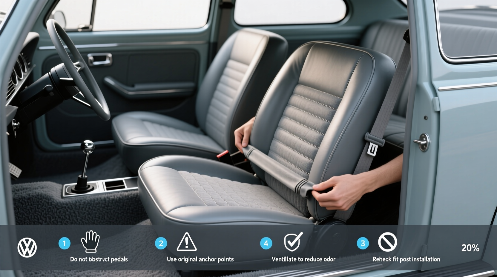 1973 VW Beetle Seat Covers Buying Guide: How to Choose