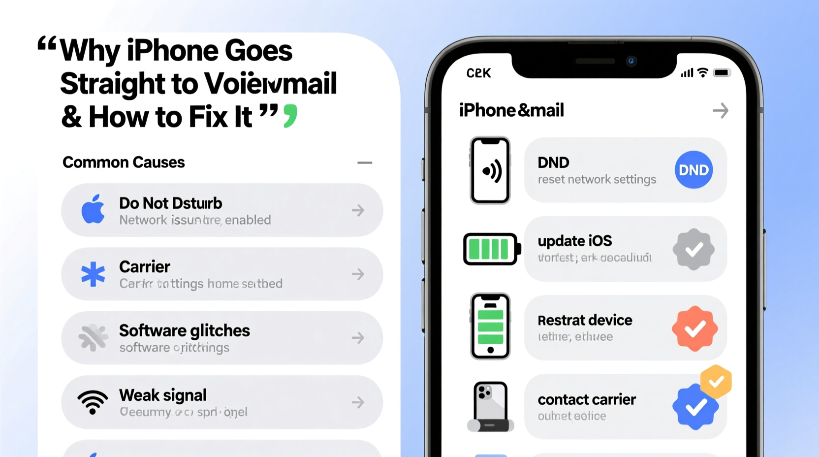 iphone going straight to voicemail reasons how to fix it