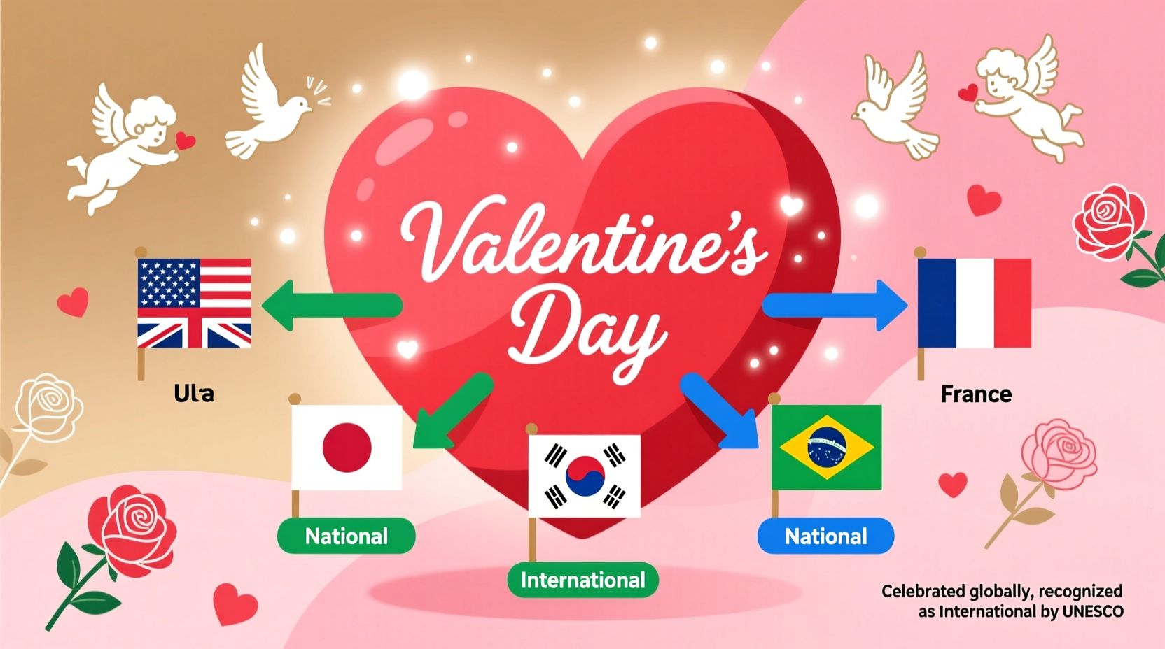 is valentines day national or international