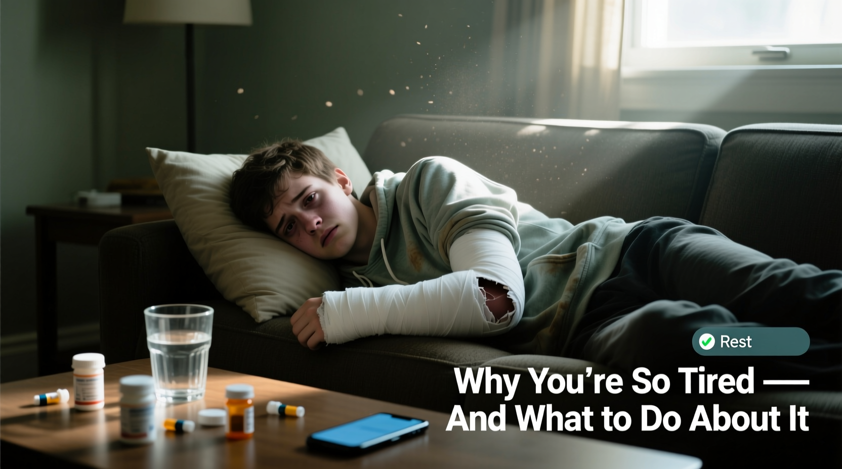 broken arm fatigue why youre so tired and what to do