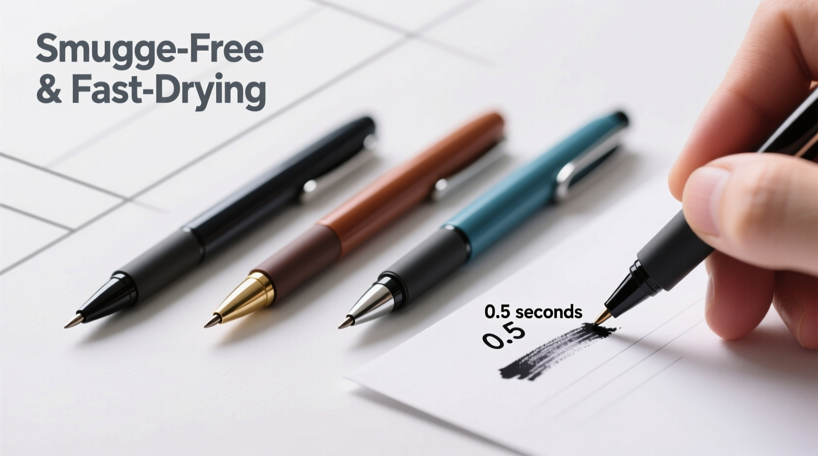 how to choose a quick drying pen that stays smudge free every time