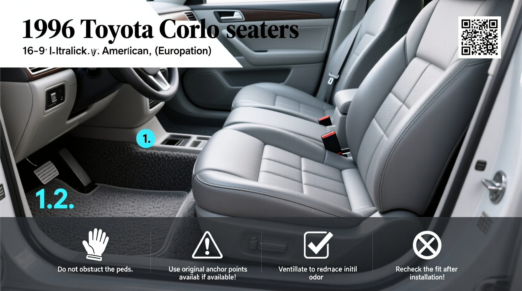 1996 toyota corolla seat covers