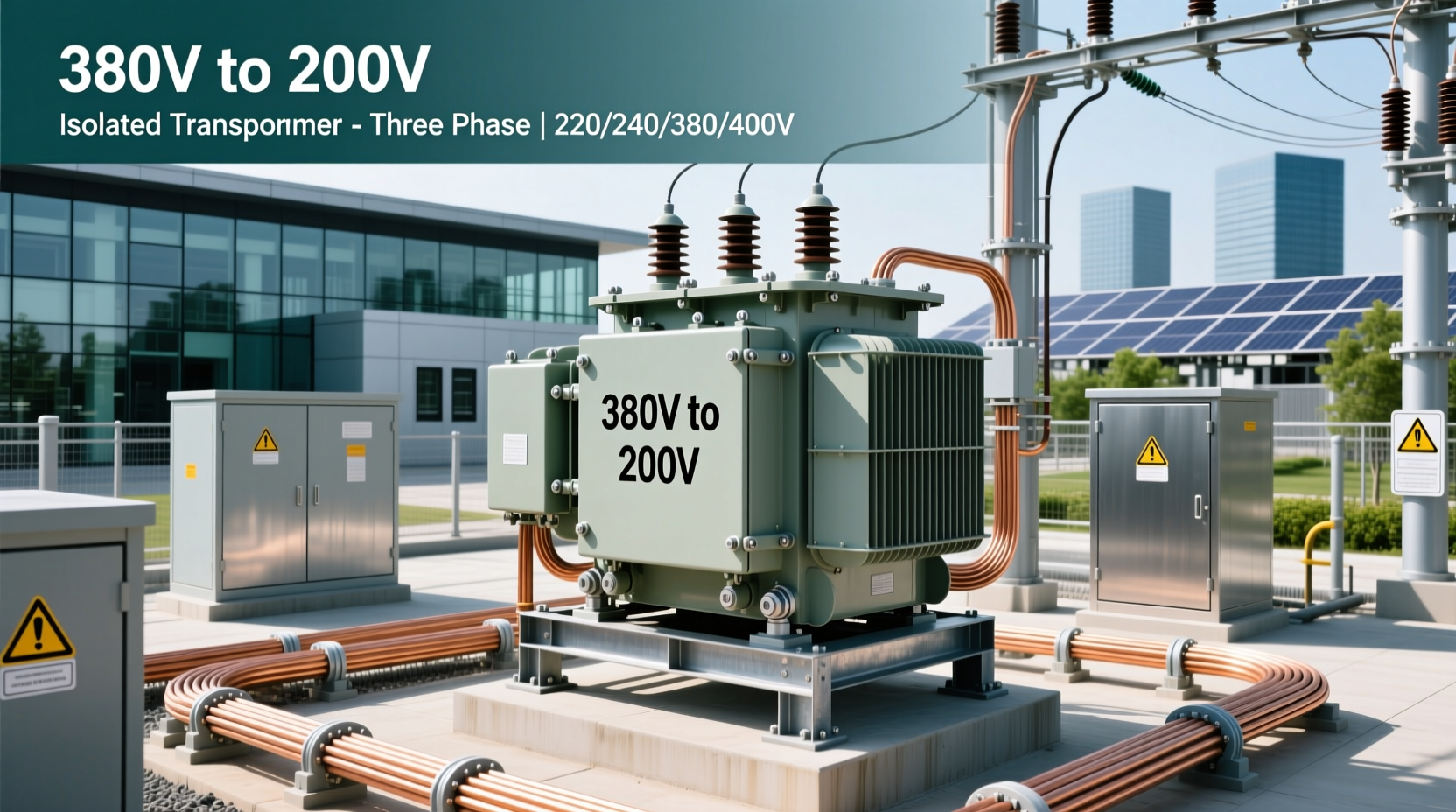 380v to 200v isolated transformer guide