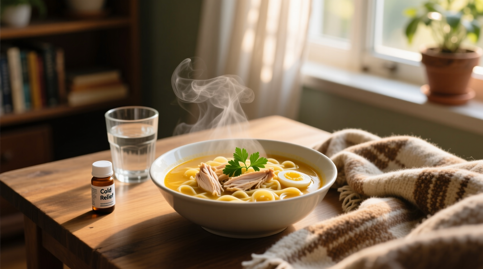 chicken noodle soup when sick does it really help