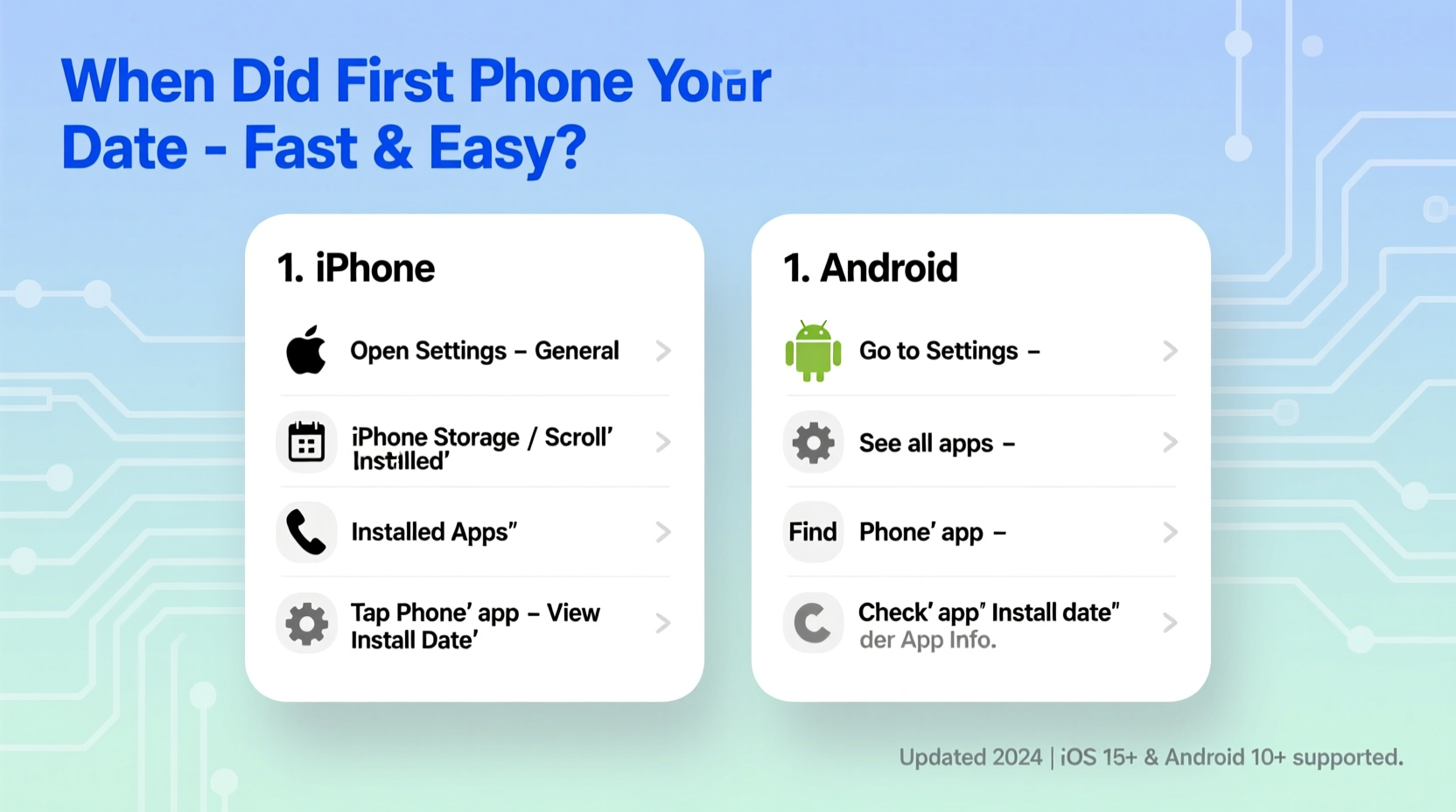 how to find out when you first got your phone easy methods for iphone and android