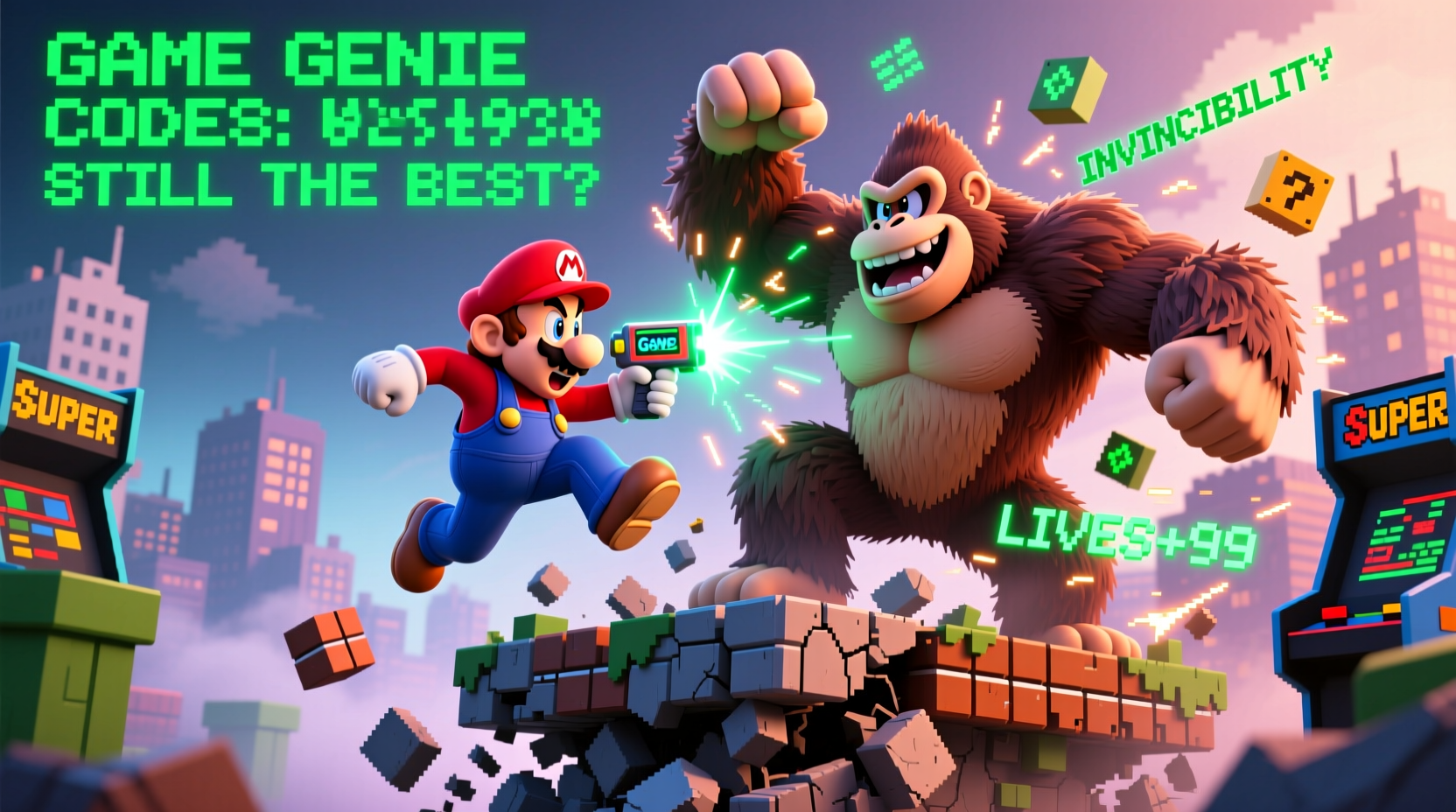 mario vs donkey kong cheats are game genie codes still the best way to beat it