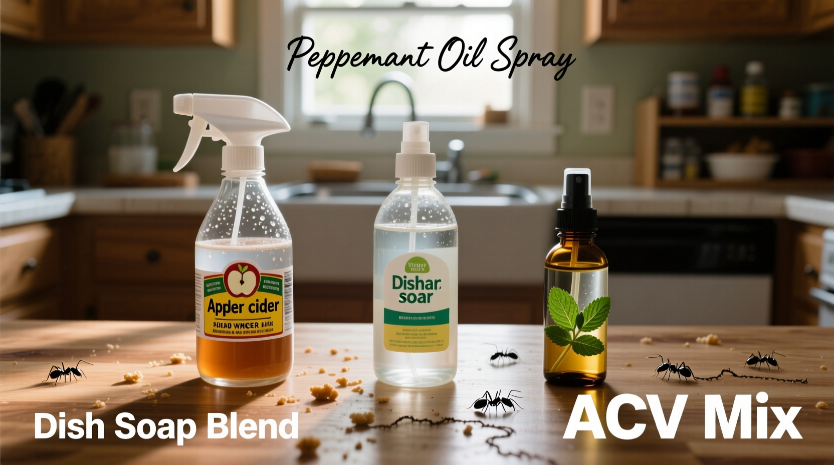 Comparing DIY ant spray effectiveness in home use