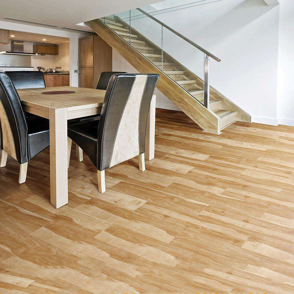 Luxury Laminated SPC Plank Vinyl Flooring For Hospital