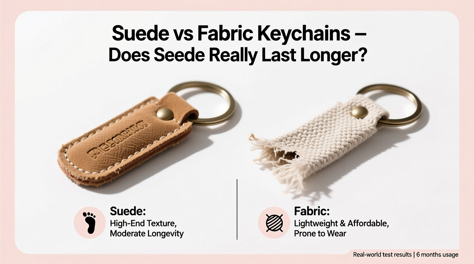 suede vs fabric keychains will suede really last longer or is it just hype 2