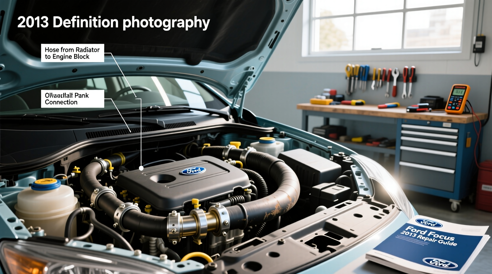 How to Find and Replace 2013 Ford Focus Coolant Hose – Diagram Included