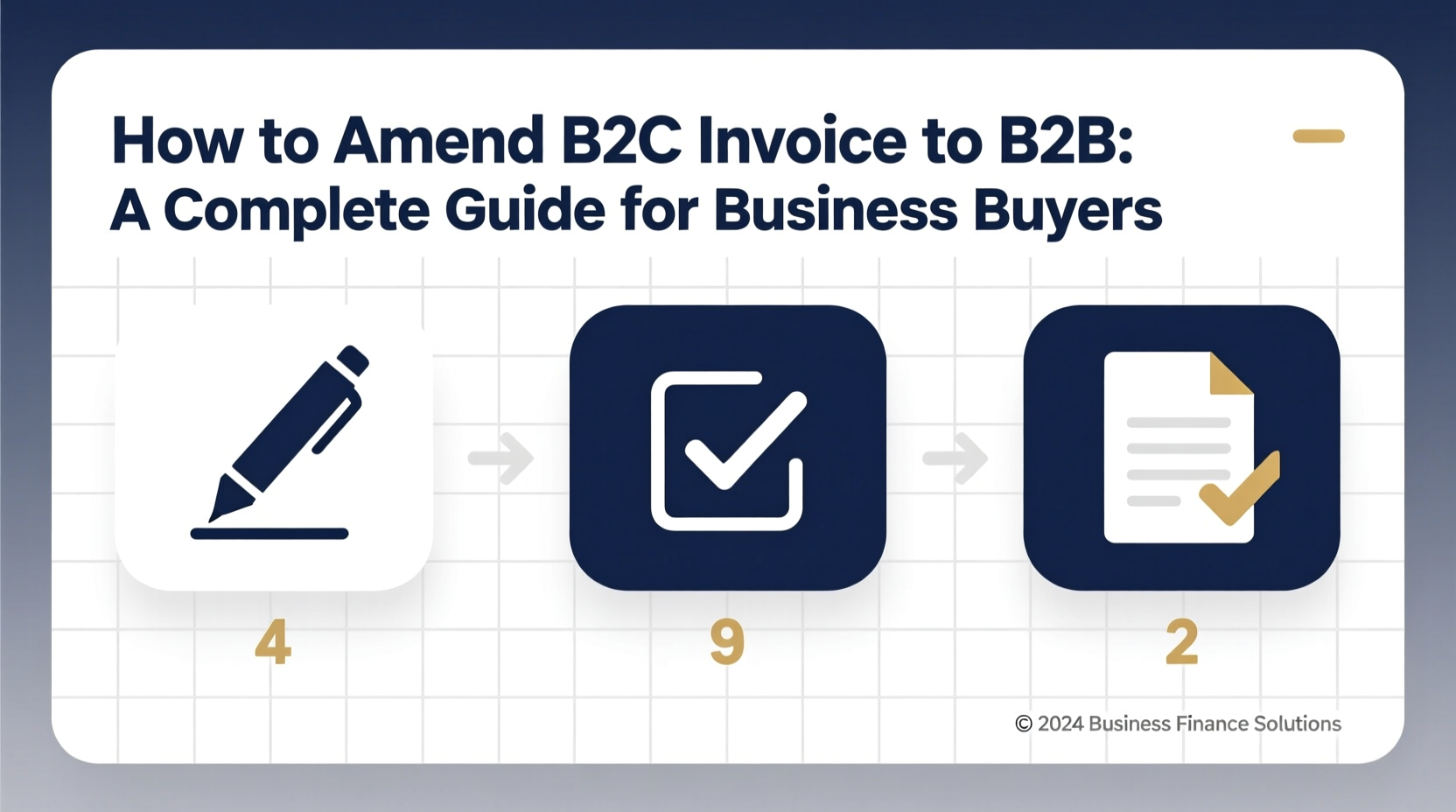 how to amend b2c invoice to b2b