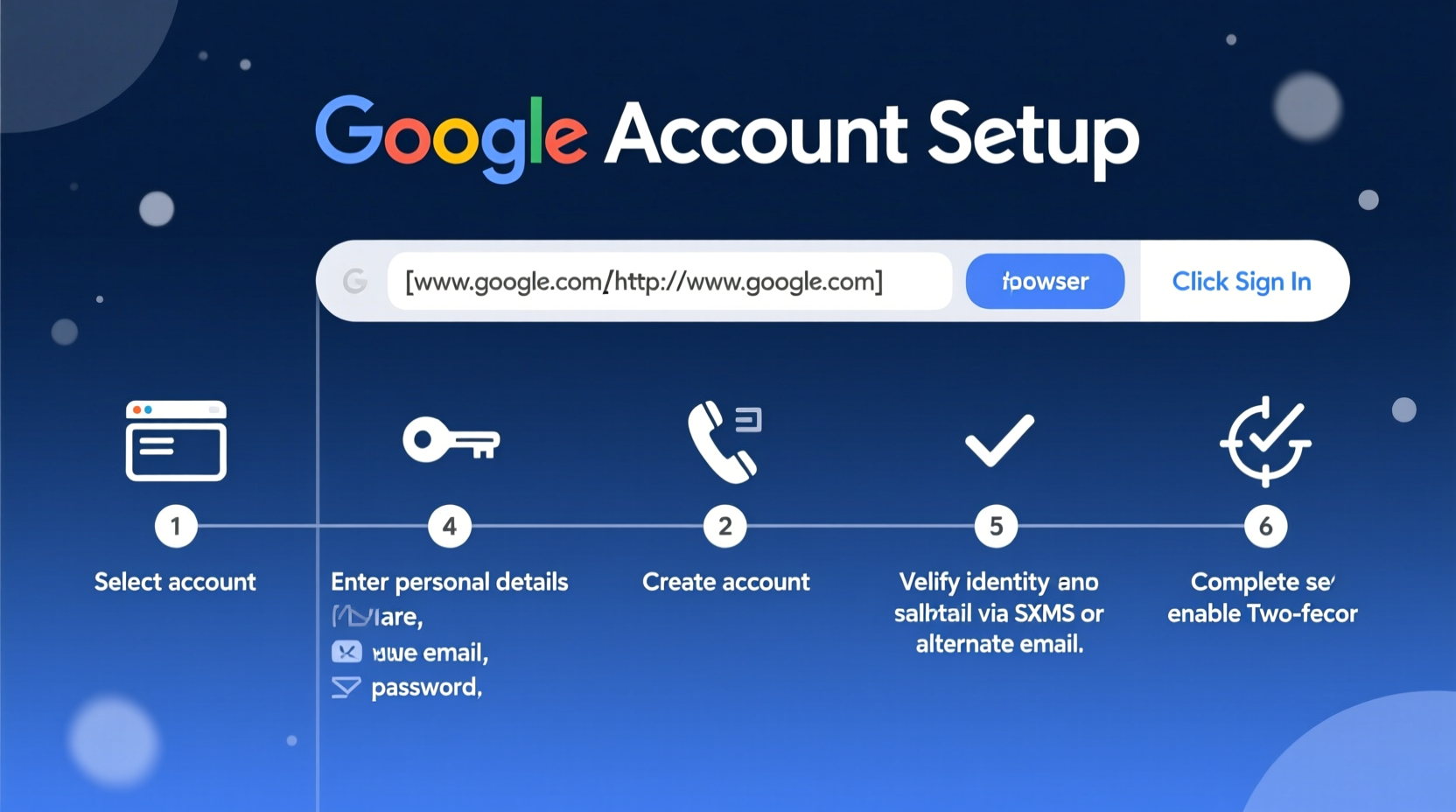 step by step guide to establishing your google account for seamless access to all services
