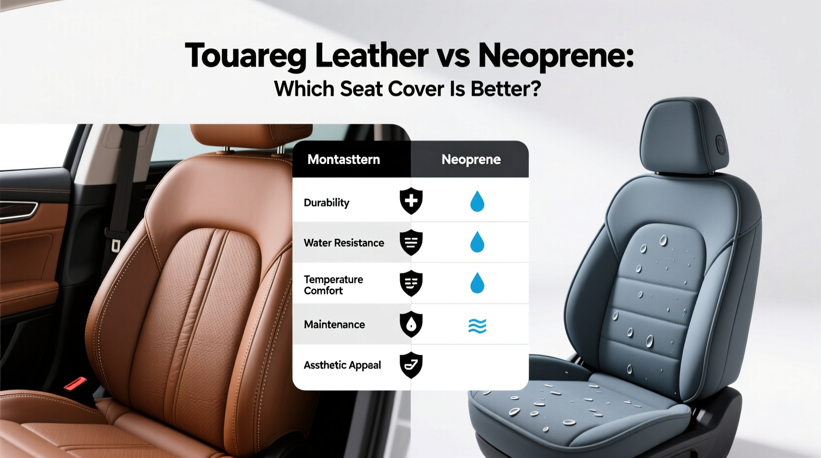 touareg leather vs neoprene