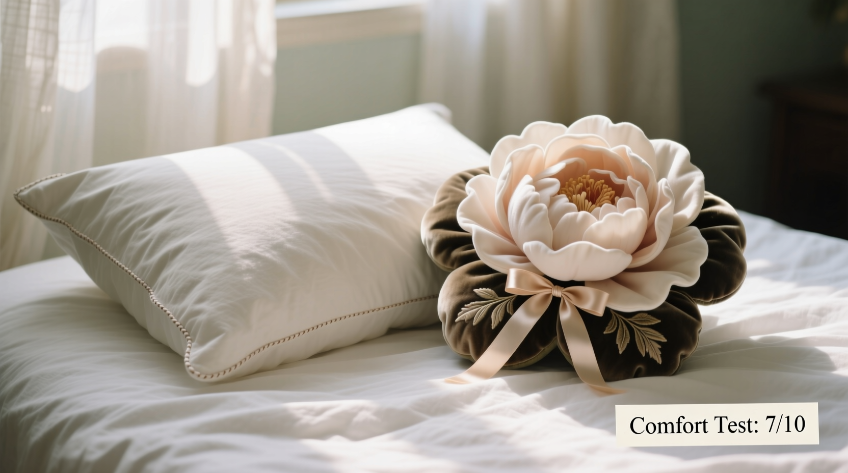 flower doll pillow vs traditional pillow are flower pillows actually comfortable for sleeping