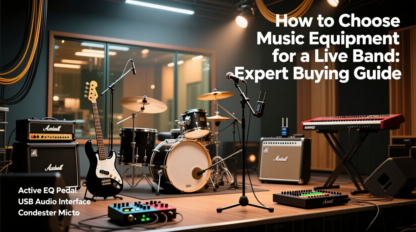 music equipment live band