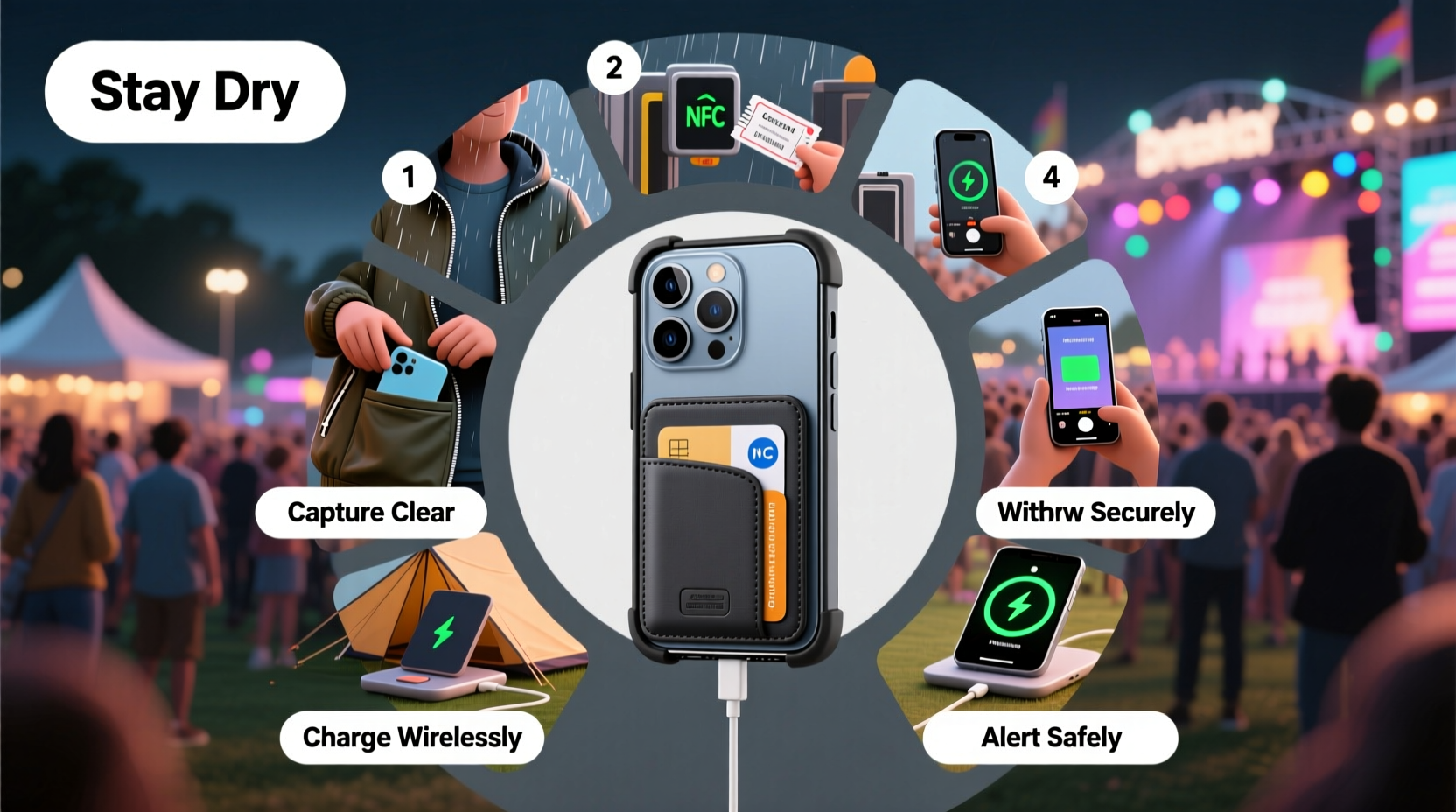 maximize convenience and security a complete guide to using wallet phone cases at festivals