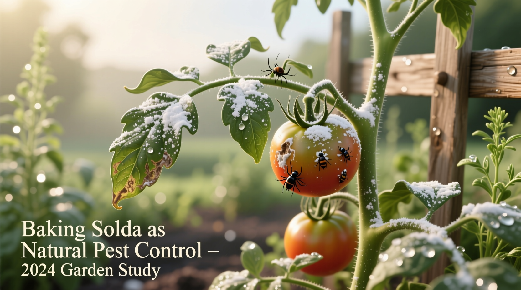 baking soda on tomato plants