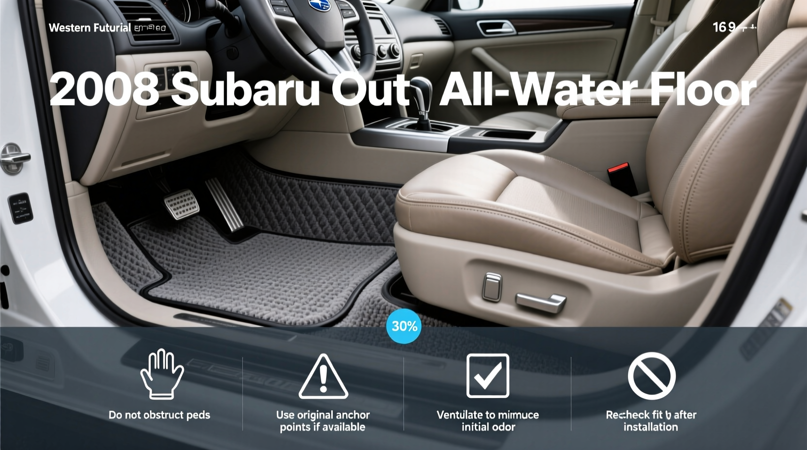2008 Subaru Outback All Weather Floor Mats Buying Guide