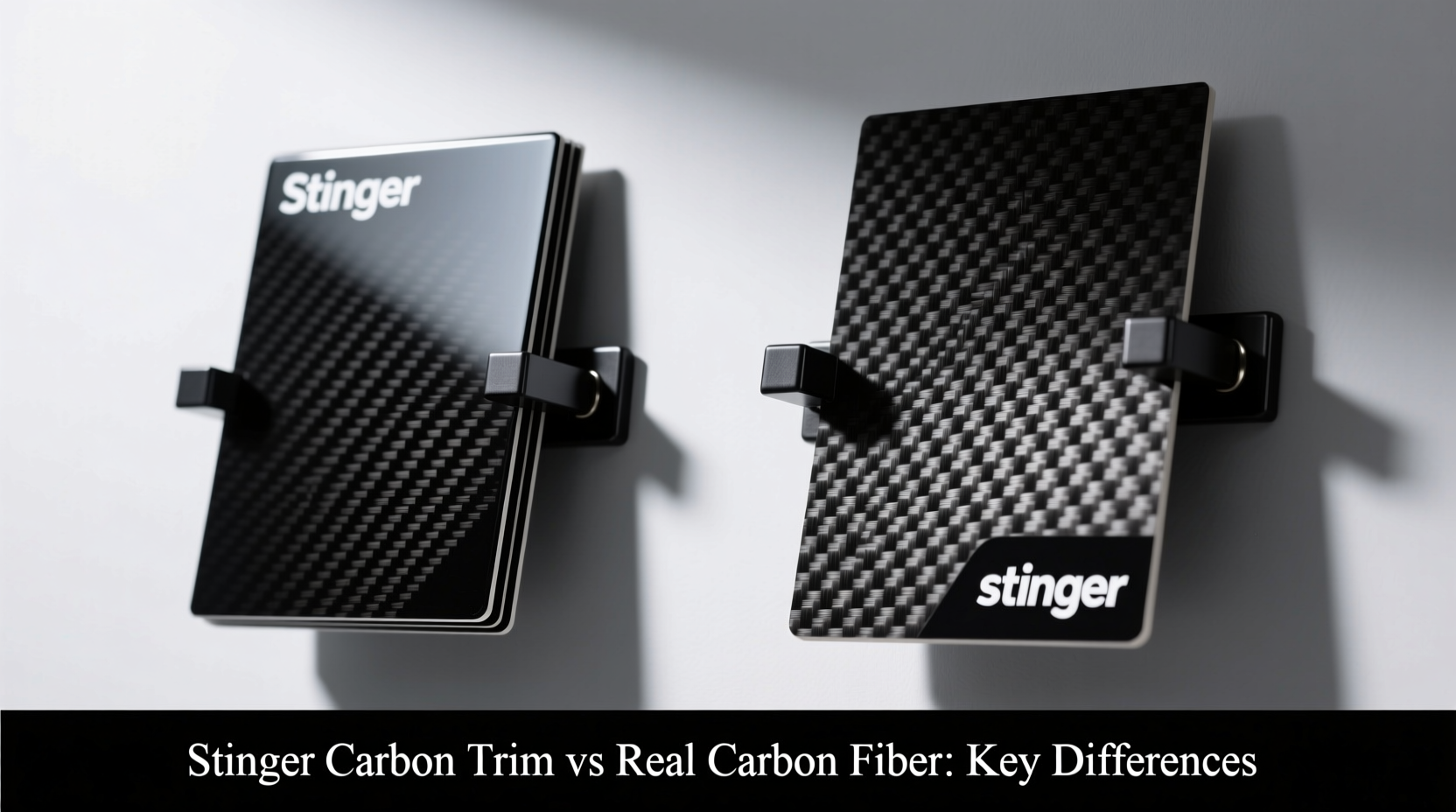 stinger carbon trim vs real