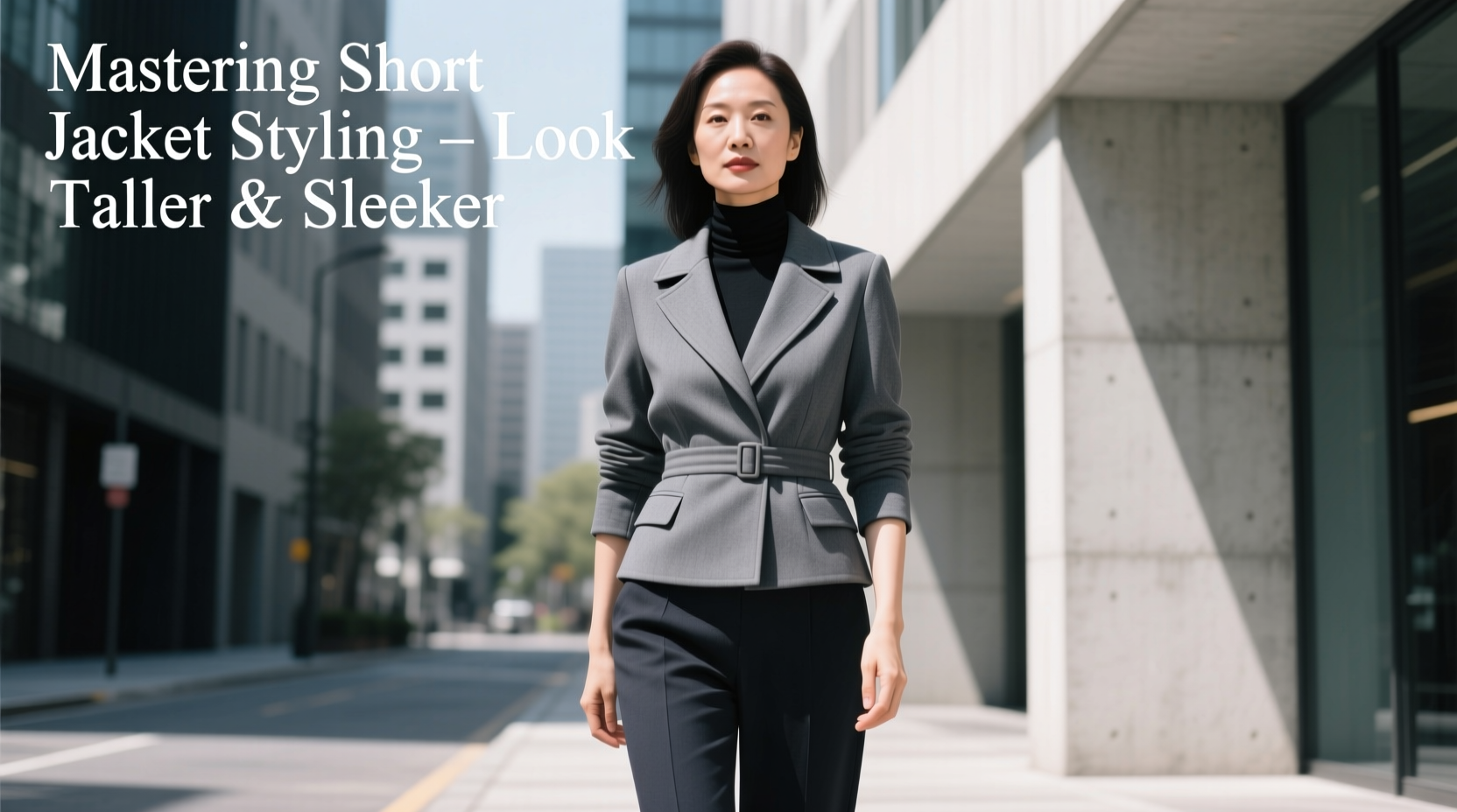 mastering short jacket styling expert tips to look taller and sleeker
