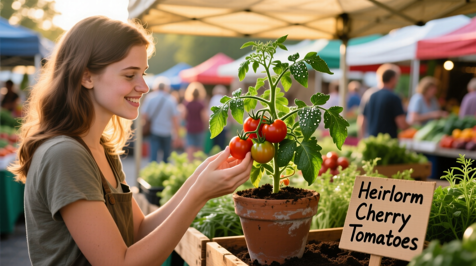 buying a tomato plant