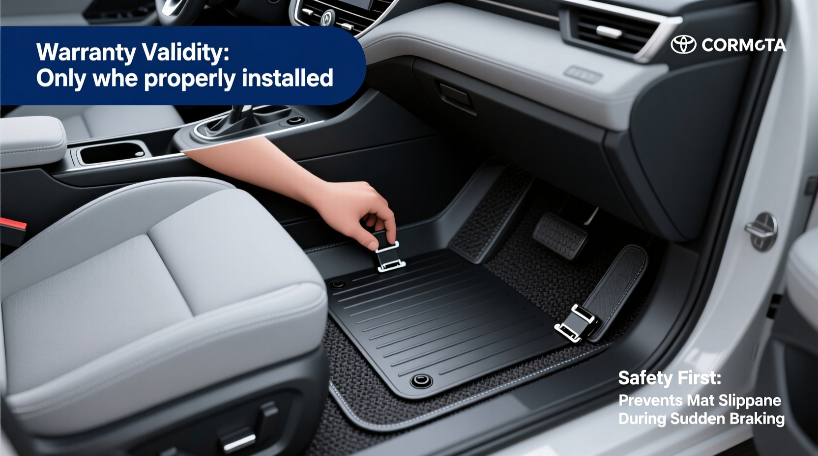 install corolla mats warranty safe