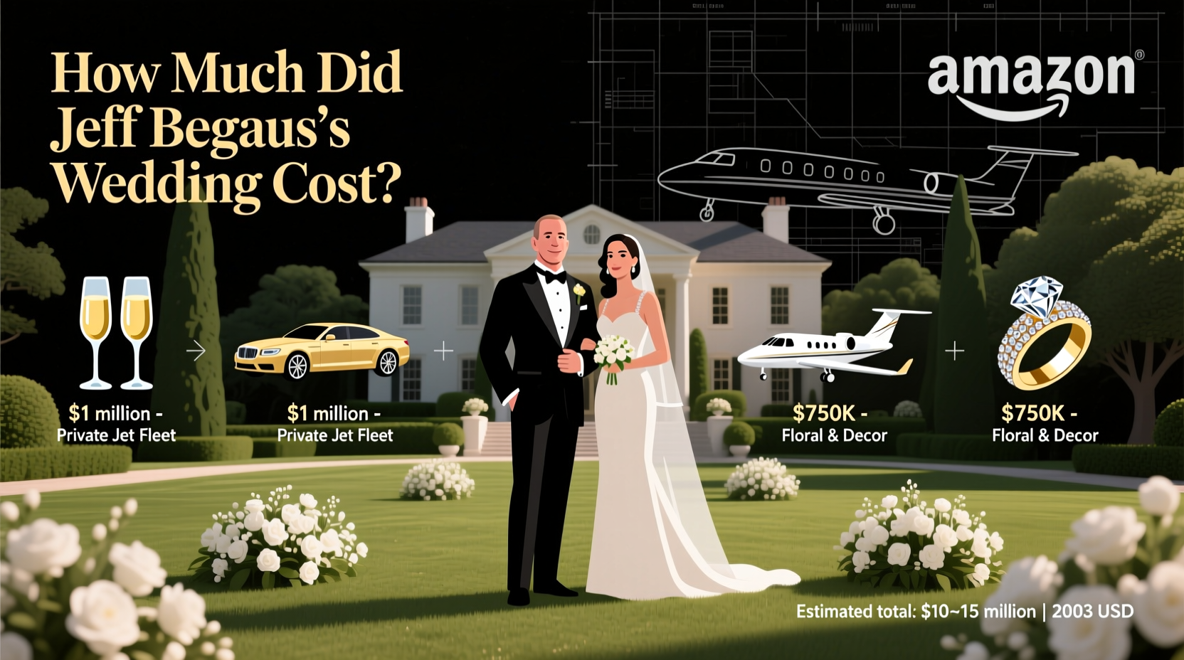 how much did jeff bezos wedding cost