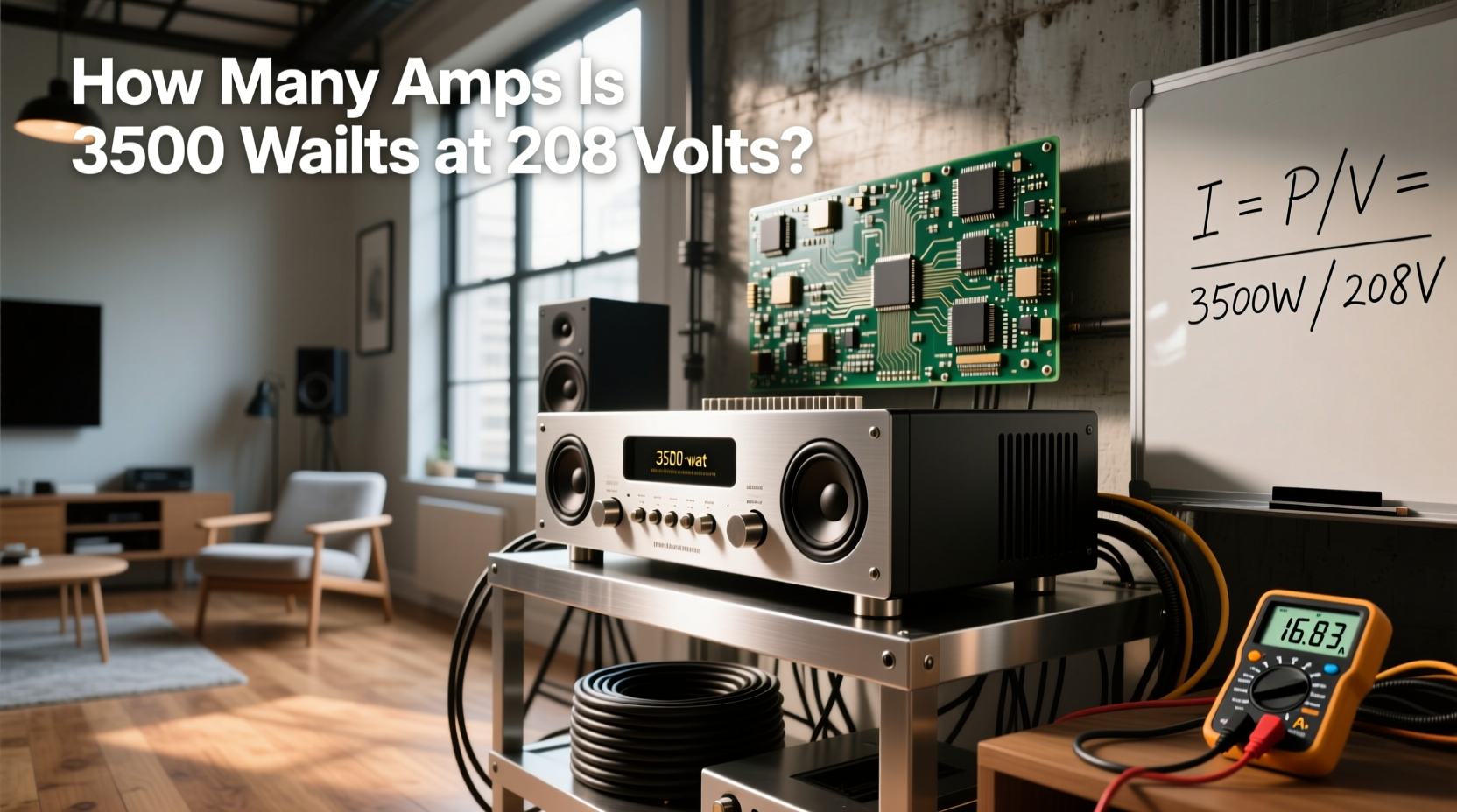 3500 Watt Amp: How Many Amps at 208 Volts? Buying Guide
