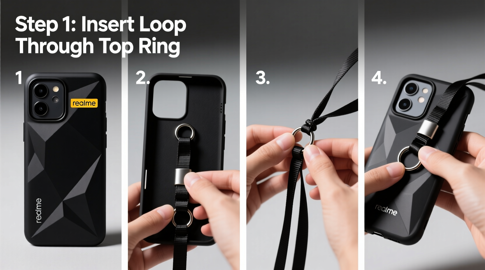 step by step tips to easily attach a lanyard to your realme phone case without damage