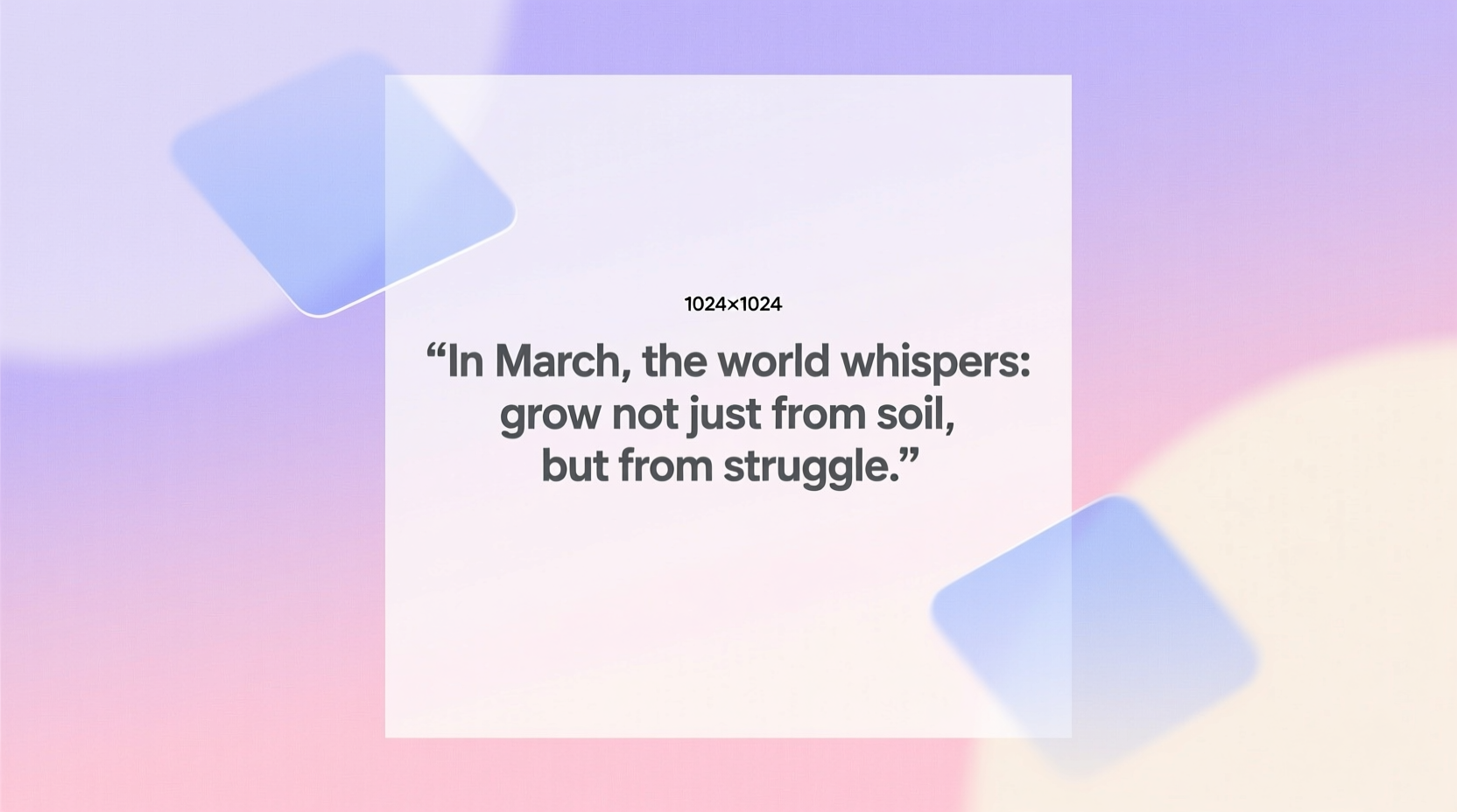 quotes for the month of march
