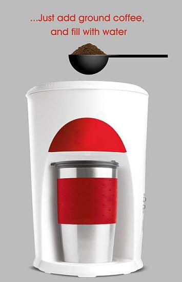 CM-901 0.3l Single Cup / Single Serve Coffee Makers Portable Automatic 1