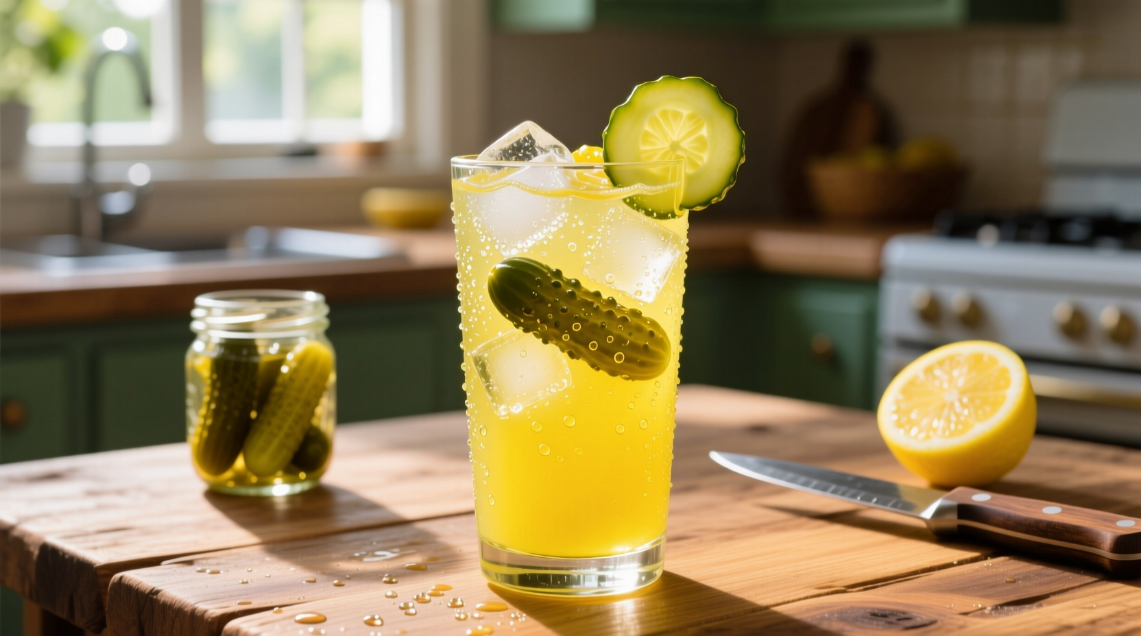 viral pickle lemonade trend