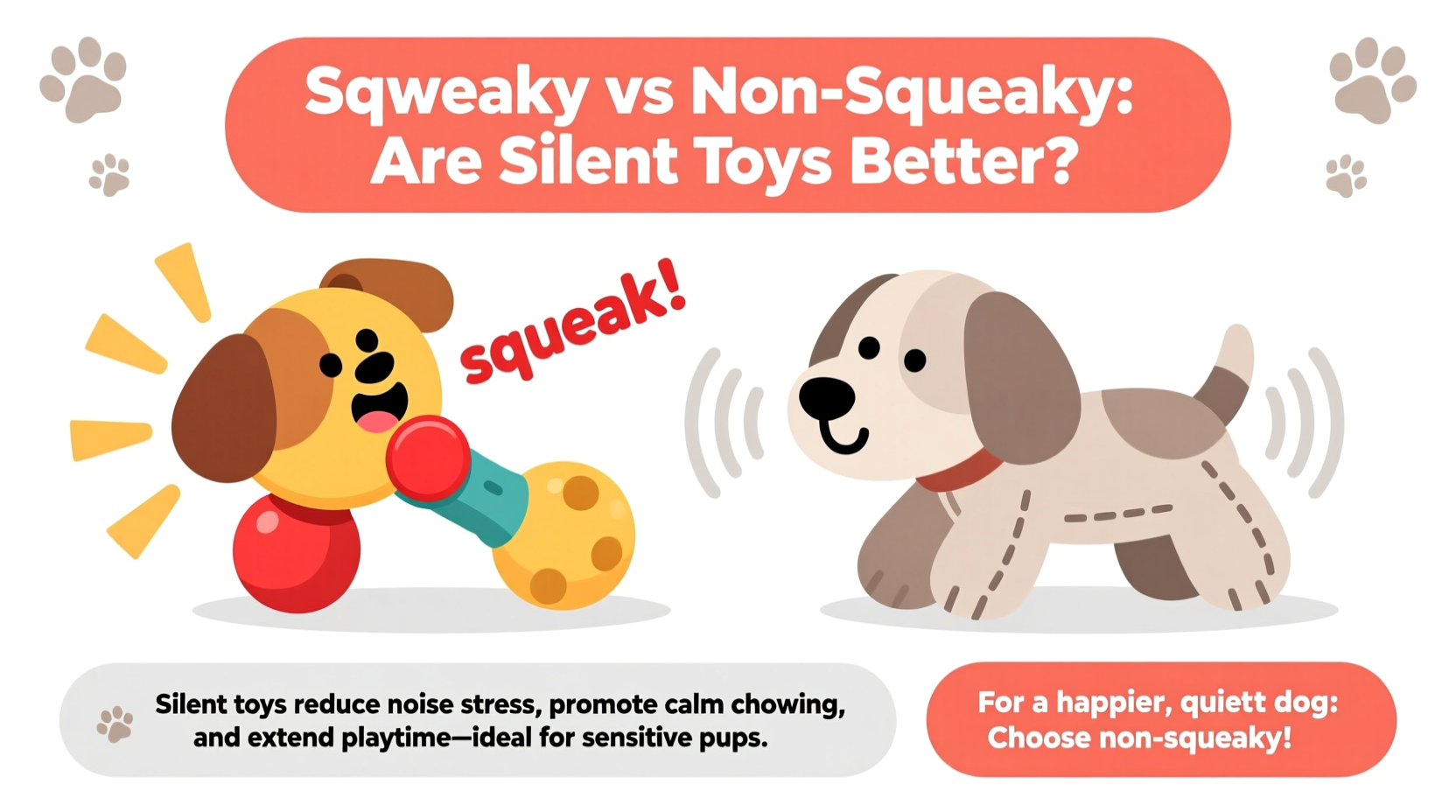 Squeaky Vs Non Squeaky Dog Toys Are Silent Toys Actually Better For ...