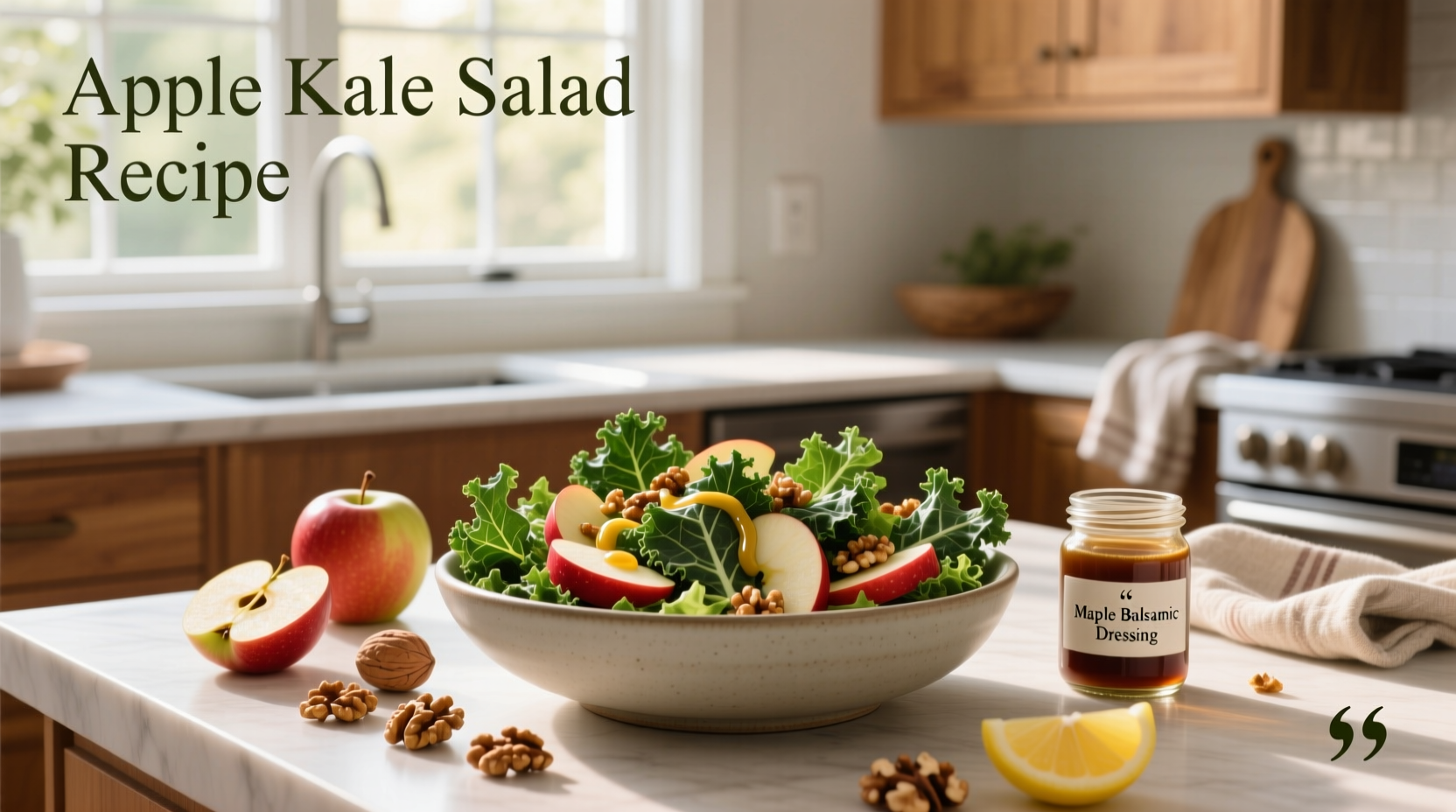 apple kale salad recipe guide