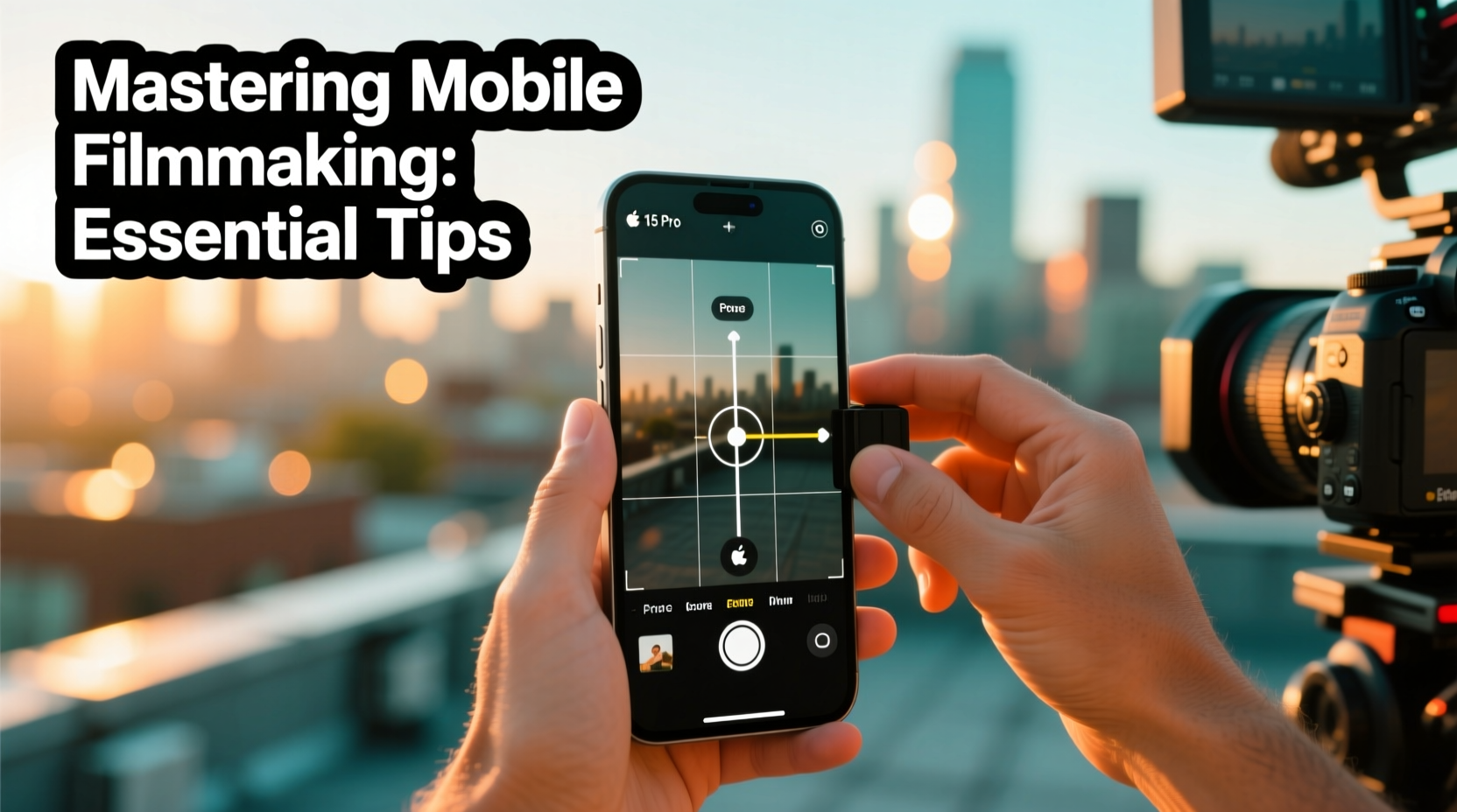mastering mobile filmmaking essential tips for creating stunning videos on your phone