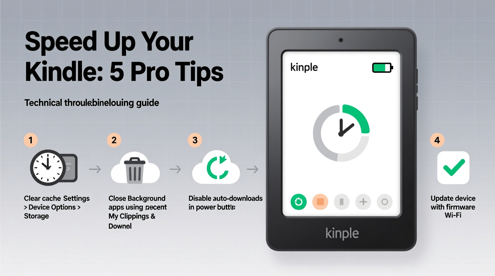 kindle running slow troubleshooting speed up tips