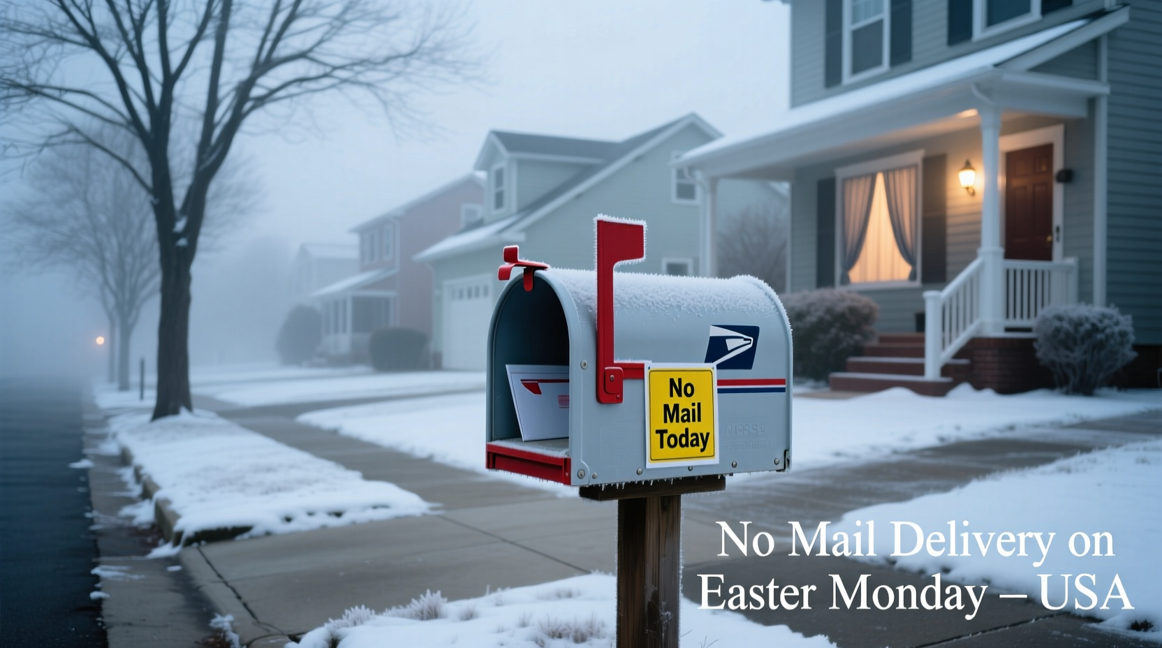 do we get mail on easter monday