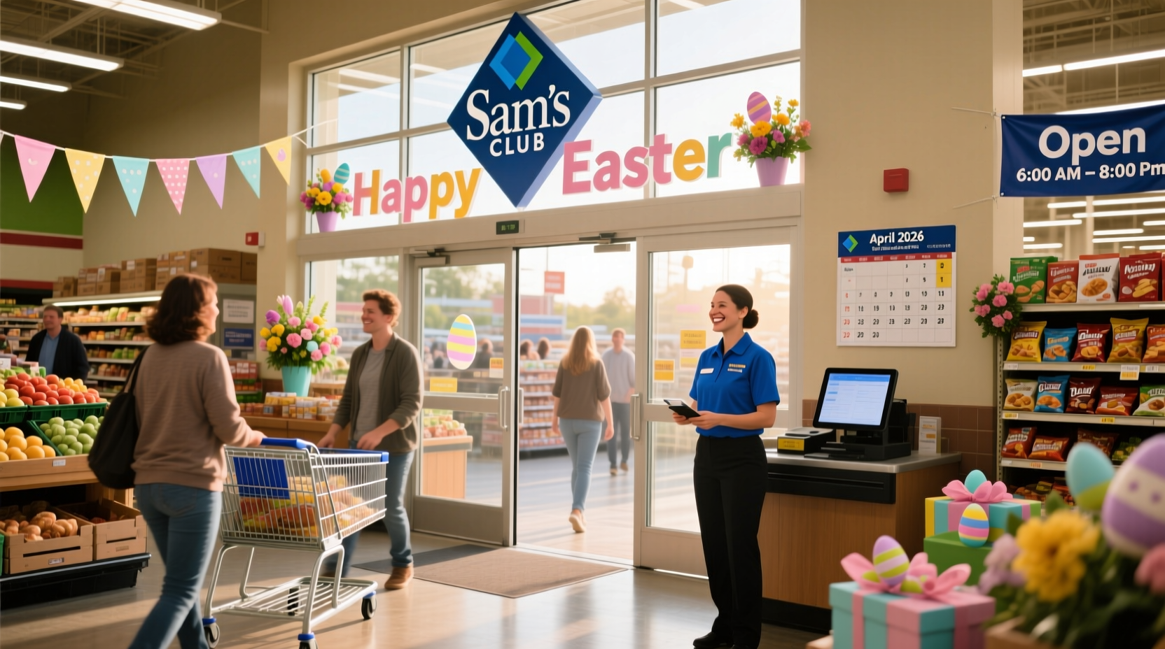 is sams open on easter sunday 2026