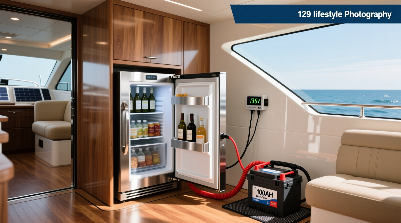 yacht refrigerator,How long will a 12V fridge run on a 100Ah battery? buying guide