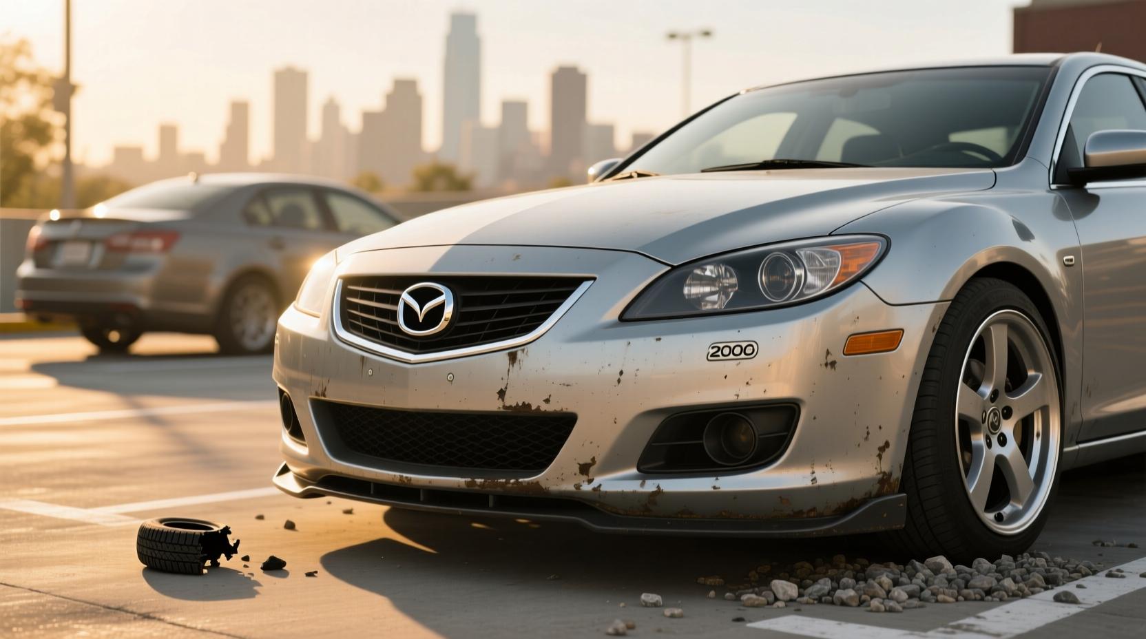 2006 mazda 6 front bumper guide