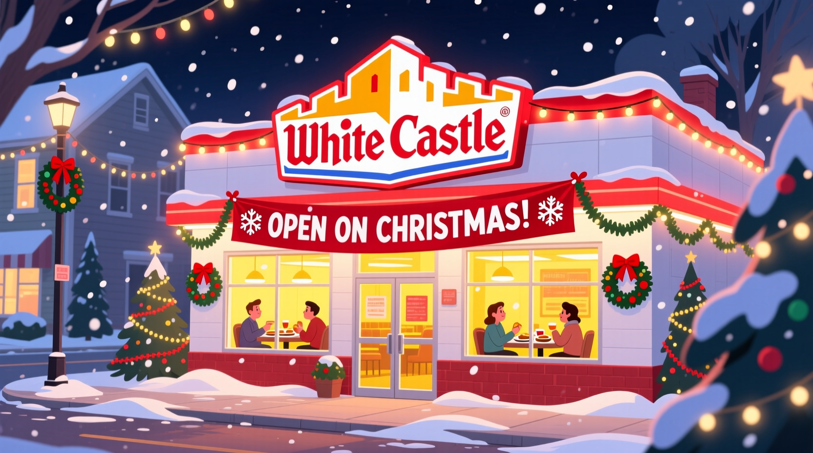 is white castle open on christmas